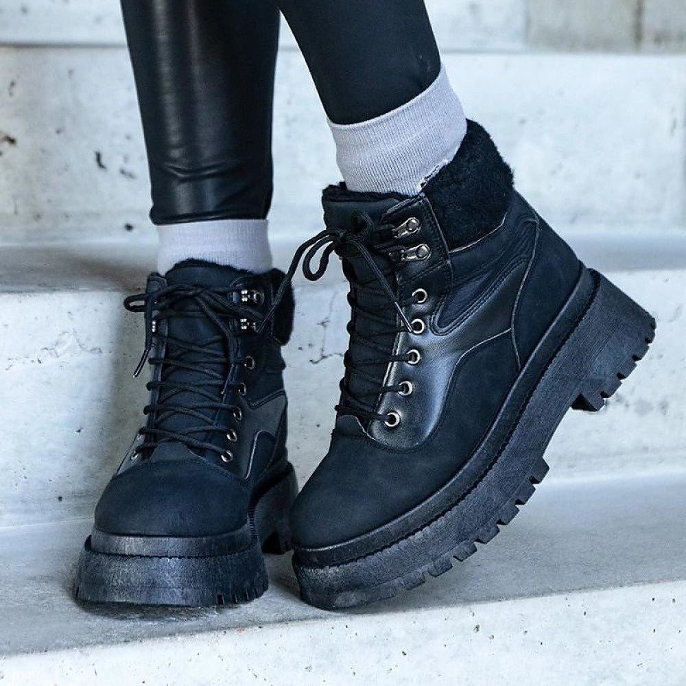 Boots mit Fellfutter