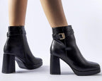  Stiefeletten mit Absatz model 204725 Solea 