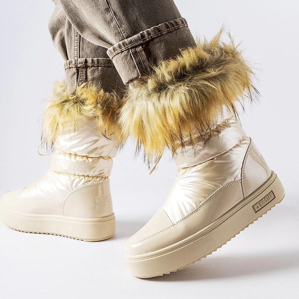 Gefütterte Schneestiefel