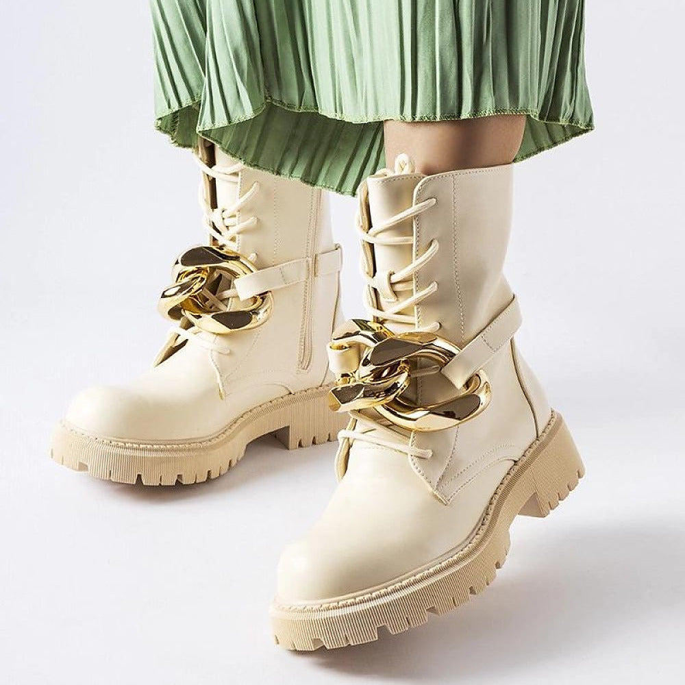 Stiefeletten Solea Trapper mit Kette