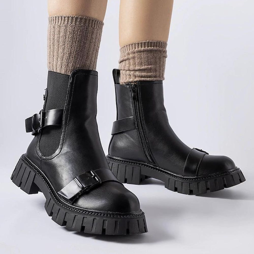 Stiefeletten mit massiver Fontarine-Sohle