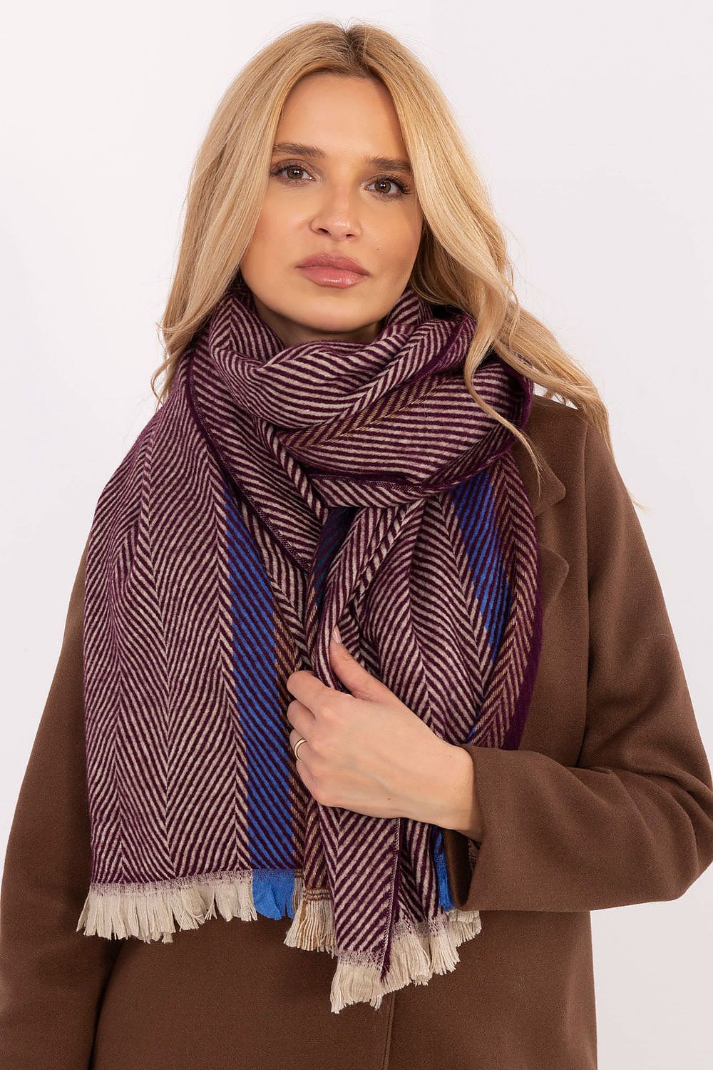 Stilvoller langer Winter-Schal ( 194 cm )