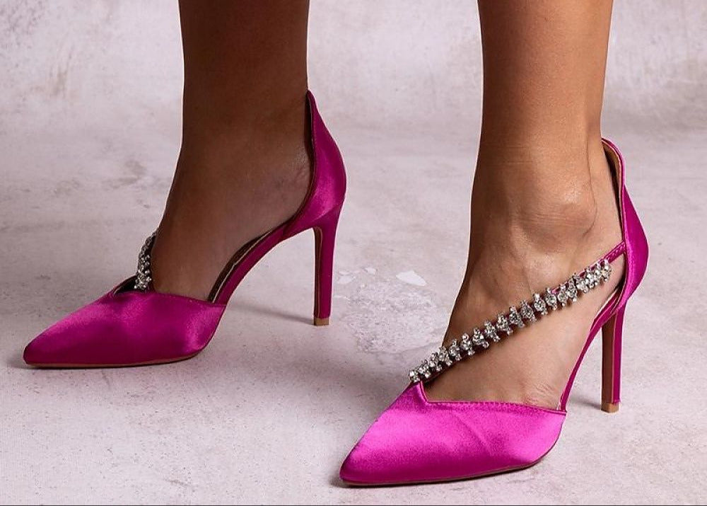 High Heels mit Pailletten Sayida