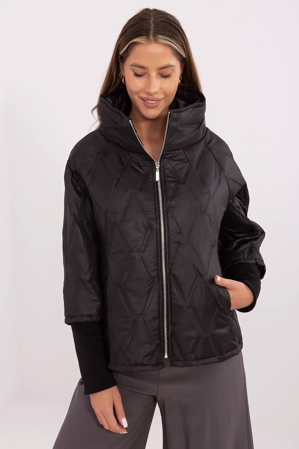 Damenübergangsjacke im lässigen Stil