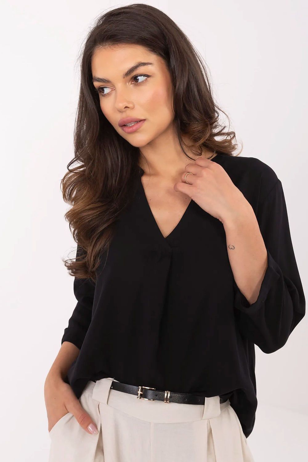 Casual-Bluse Sublevel aus angenehmer, ökologischer Viskose