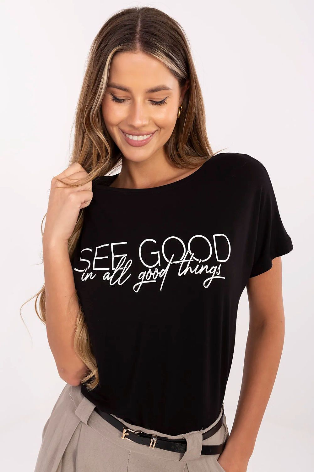 Casual Damen-T-Shirt in Standardlänge