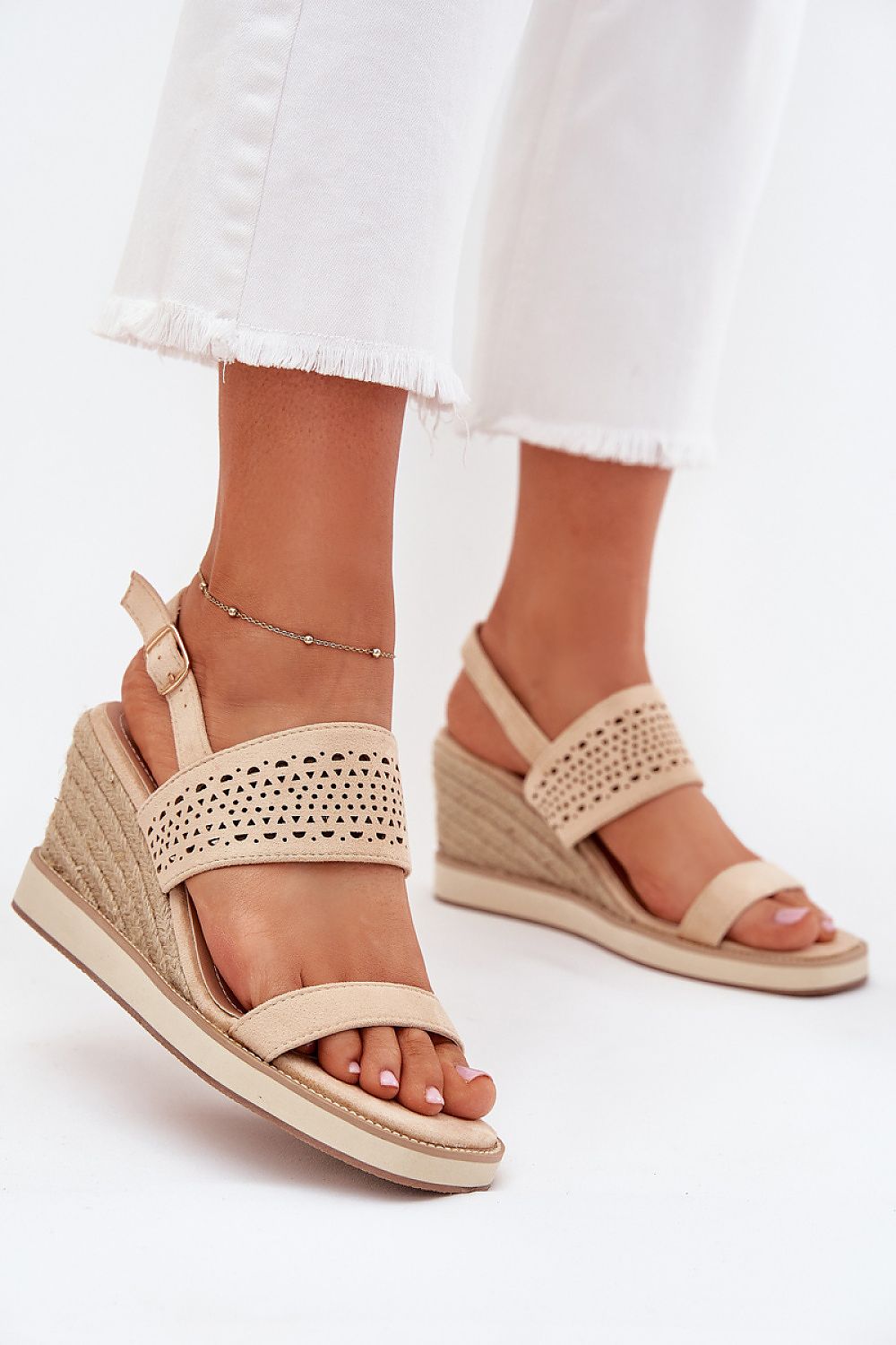 Keilabsatz Sandalen Style