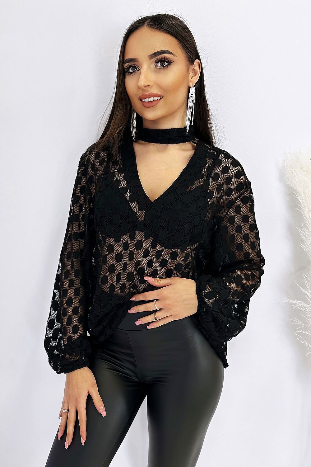 Elegante Chiffonbluse