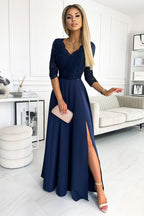  Langes Kleid model 177069 Numoco 